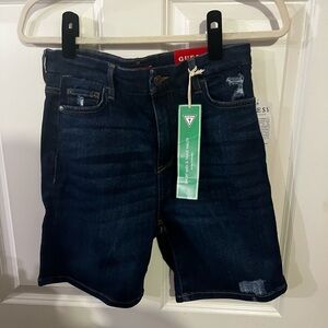 GUESS women’s  Indigo Jean Shorts